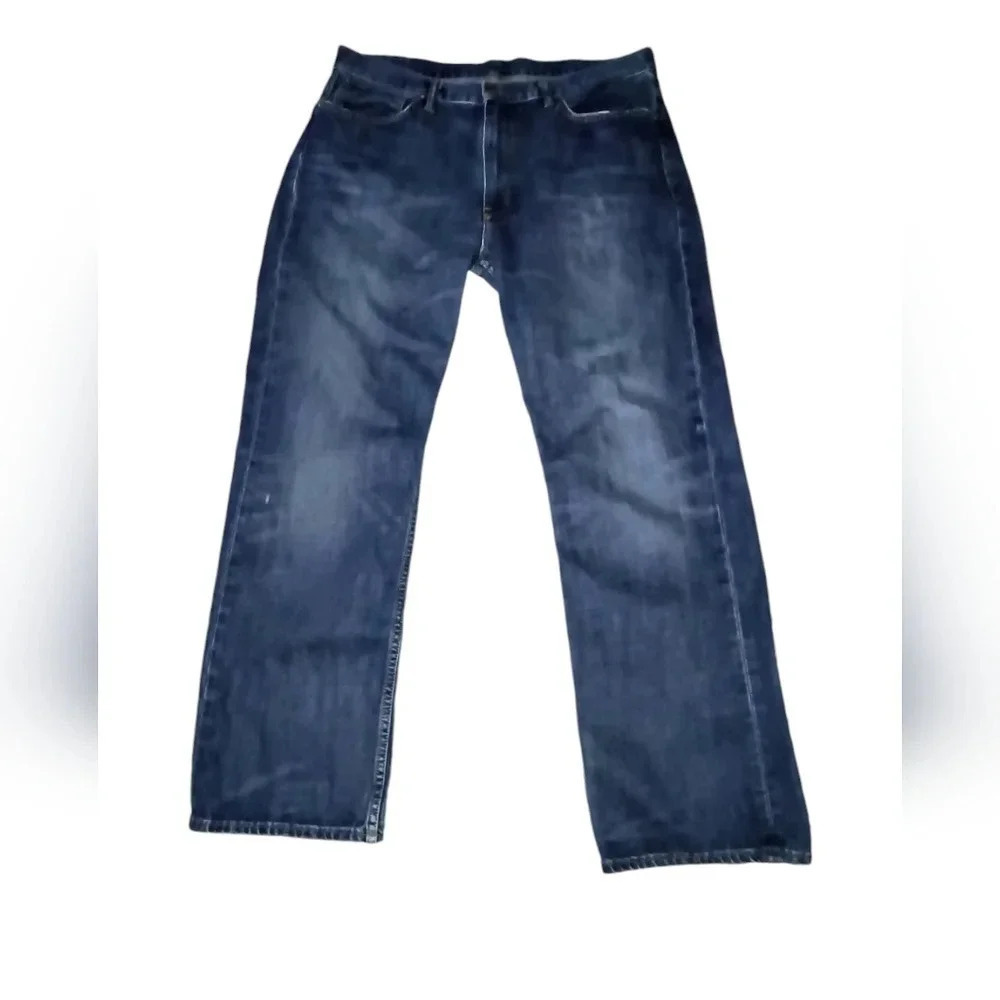 Polo Ralph Lauren Vintage 67 Men's Straight Leg Medium Wash Blue Jeans, 36X32